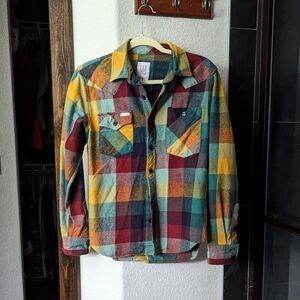 Topo Designs Men's Heavyweight Cotton Button Up Small